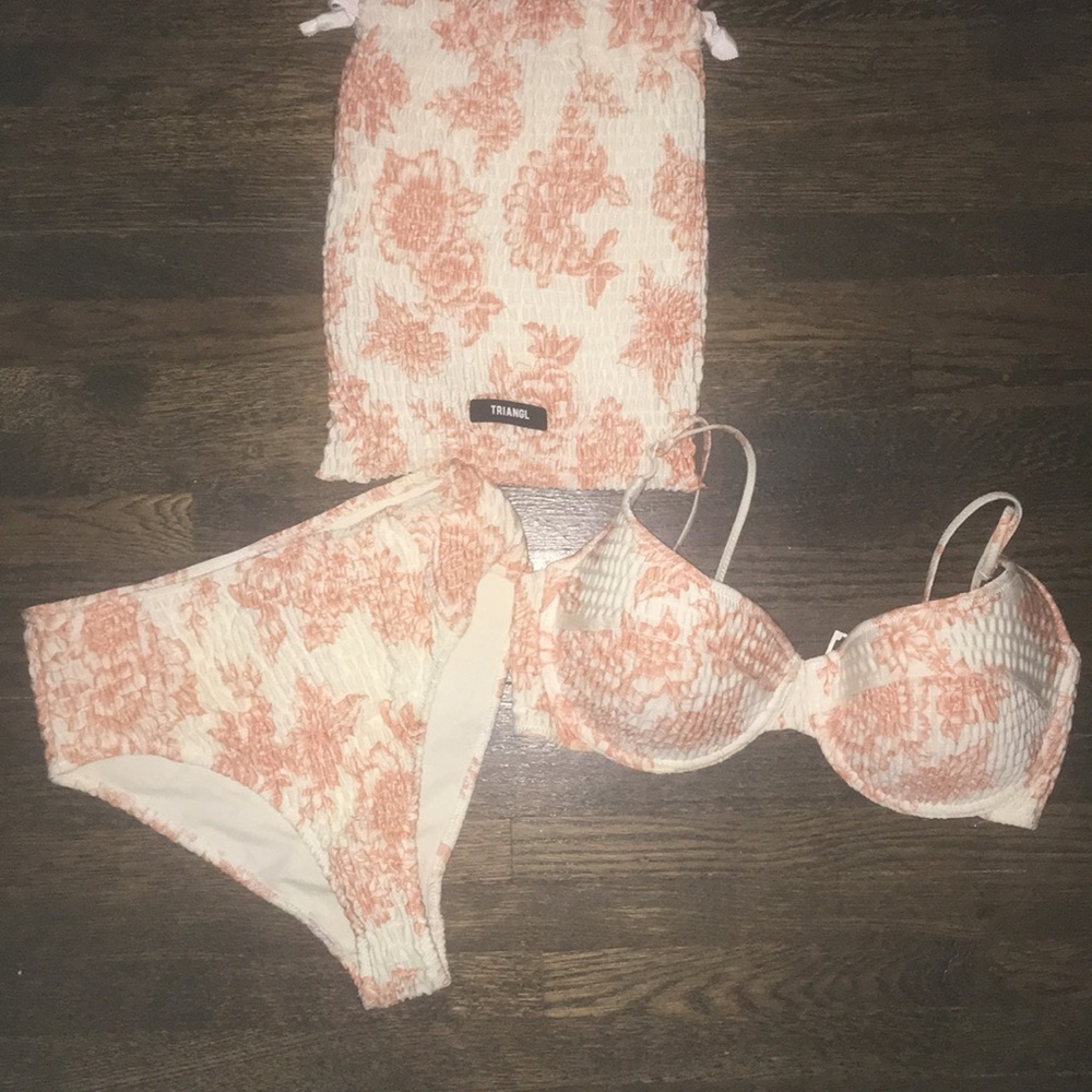 Nell porcelain Triangl swimsuit